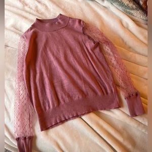 Size Medium MADISON + HUDSON bubblegum pink sweater blouse